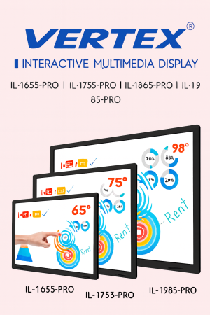 จออัจฉริยะ Vertex รุ่น IL-3985 PRO ขนาดจอ 98 นิ้ว