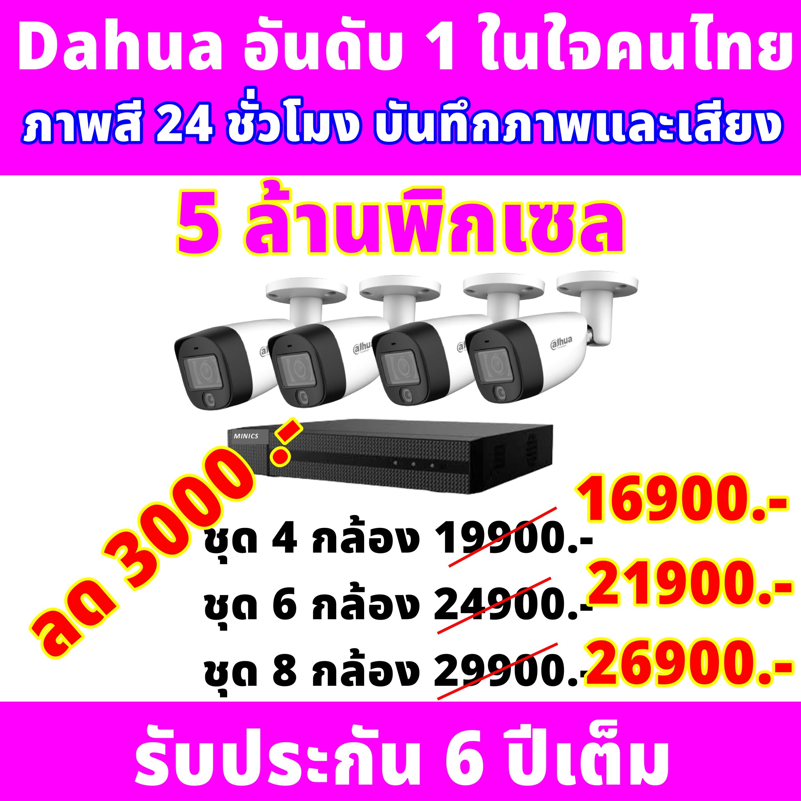 กล้อง 5 ล้านพิกเซล Dahua ขอนแก่น